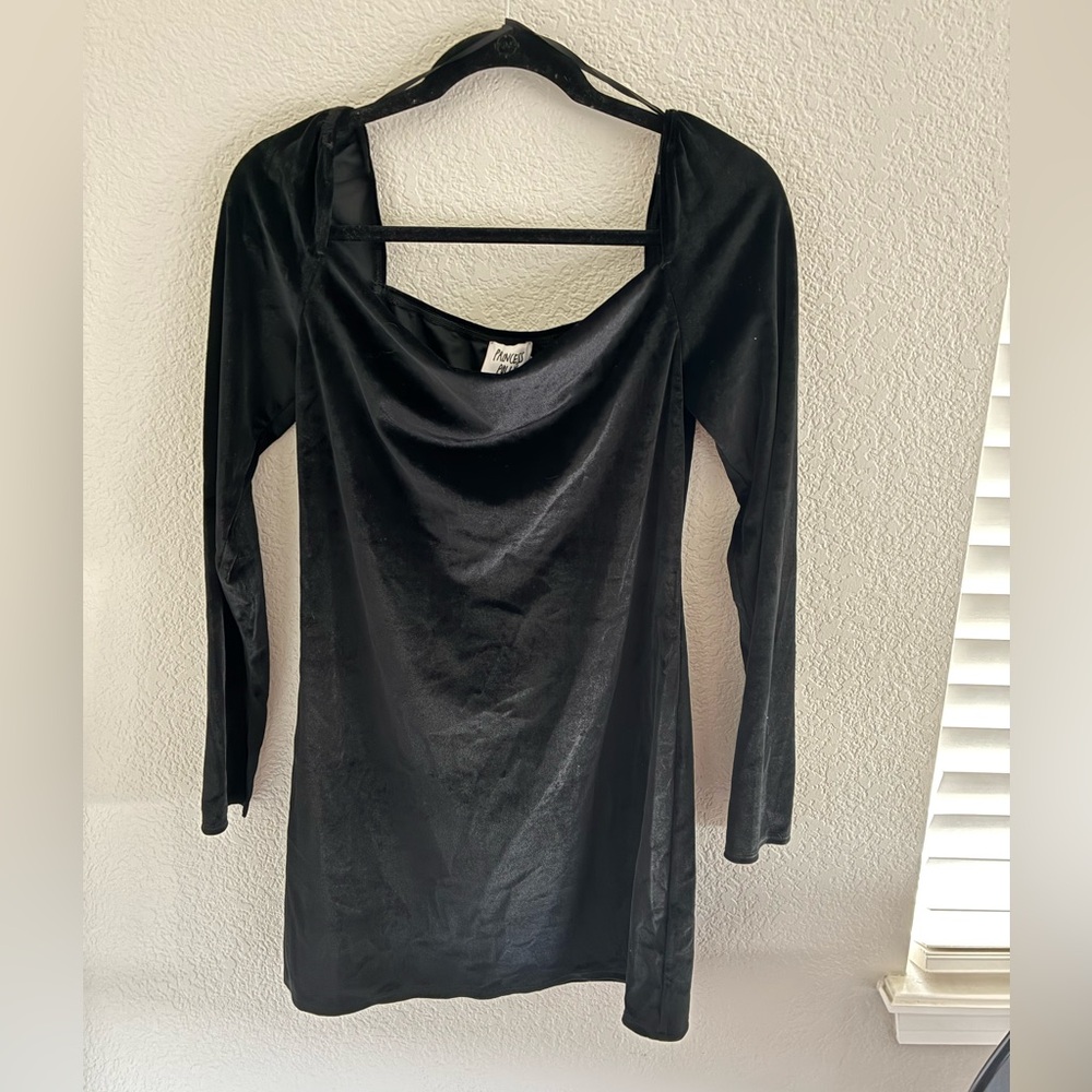 NWT Princess Polly Star Power Velvet Mini Dress